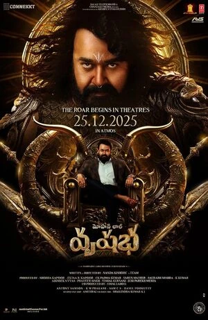 Vrusshabha 2025 Audio HDTC | Dubbed Hindi Movie